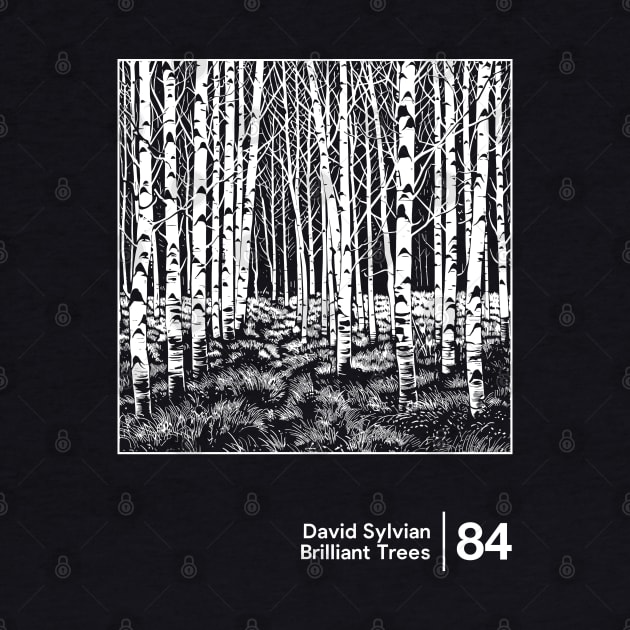 Brilliant Trees - Minimalist Graphic Artwork Design by saudade